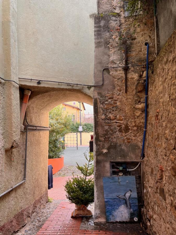 Sea View, In The Old Town Santo Stefano Al Mare Apartment Ngoại thất bức ảnh